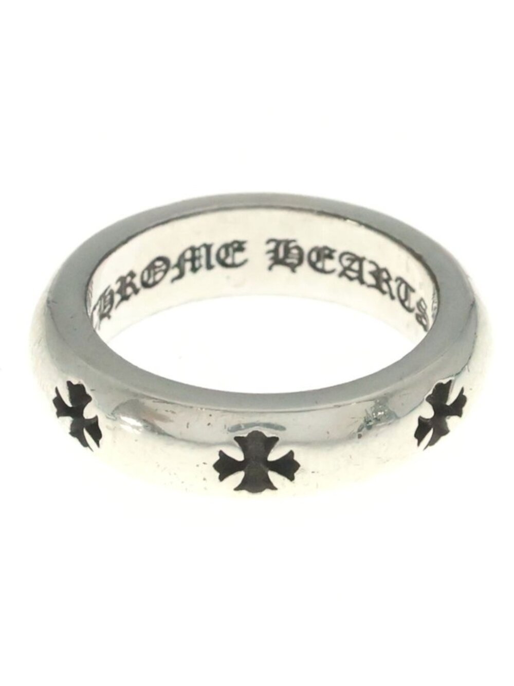 Chrome Hearts Negative CH Plus Ring Silver